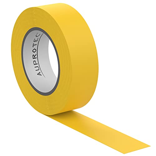 AUPROTEC 1x Isolierband gelb 15mm x 10m VDE Isoband PVC Elektriker Klebeband DIN EN 60454-3-1 von AUPROTEC
