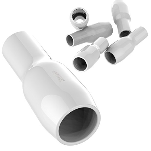 AUPROTEC 50x Isolationstülle für Kabelschuhe 50mm² - 70mm² weiß V50 PVC Isolation für unisolierte Rohrkabelschuhe uvm. von AUPROTEC