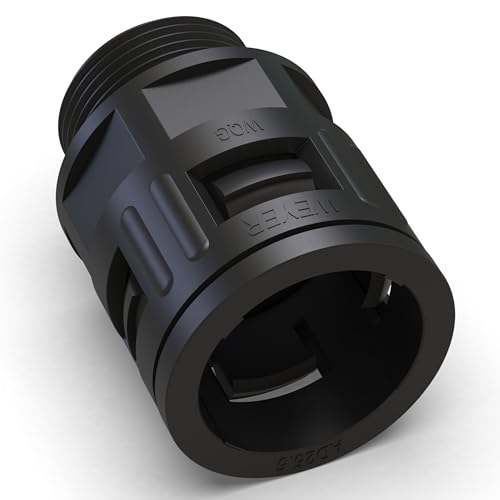 AUPROTEC 6x Wellrohrverschraubung M25 – Außengewinde passend für 22mm Ø Innen I schwarz, IP66, Kunststoff I Kabelschutz für Elektroinstallation I NW22 AUPROTEC 6x Wellrohrverschraubung M25 – Außengewinde passend für 22mm Ø Innen I schwarz, IP66, Kunststoff I Kabelschutz für Elektroinstallation I NW22 von AUPROTEC
