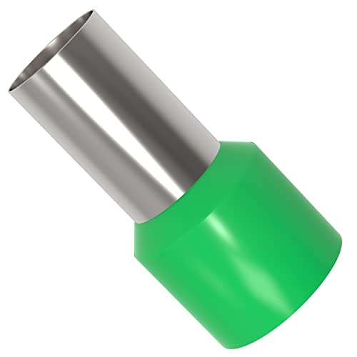 AUPROTEC Aderendhülsen von 0,34-50 mm² isoliert 10-1000 Stück Auswahl: (50 Stück, 50 mm² grün) von AUPROTEC