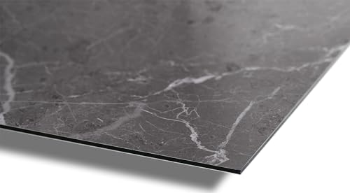 AUPROTEC Aluverbundplatte 3mm Aragon Dark 2100 x 1000 mm Rückwandpaneel Aluminium Verbund Platte I wasserbeständige Wandverkleidung I Wanddeko für Wohn- und Feuchträume Auswahl: 210x100 cm von AUPROTEC