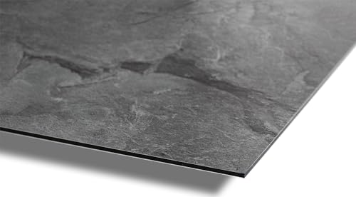 AUPROTEC Aluverbundplatte 3mm Deep Dark 2300 x 1000 mm Rückwandpaneel Aluminium Verbund Platte I wasserbeständige Wandverkleidung I Wanddeko für Wohn- und Feuchträume Auswahl: 230x100 cm von AUPROTEC