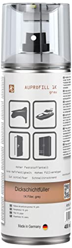 AUPROTEC Dickschichtfüller AUPROFILL 1K Filler Grundierung für Autolack Primer Spray grau 1x 400ml von AUPROTEC