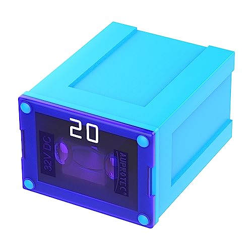 AUPROTEC JCASE LP Blocksicherung Low Profile OTO JLP Female 20A - 60A Auswahl: 20A Ampere türkis, 1 Stück von AUPROTEC