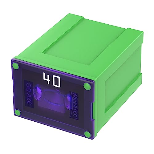 AUPROTEC JCASE LP Blocksicherung Low Profile OTO JLP Female 20A - 60A Auswahl: 40A Ampere grün, 1 Stück von AUPROTEC