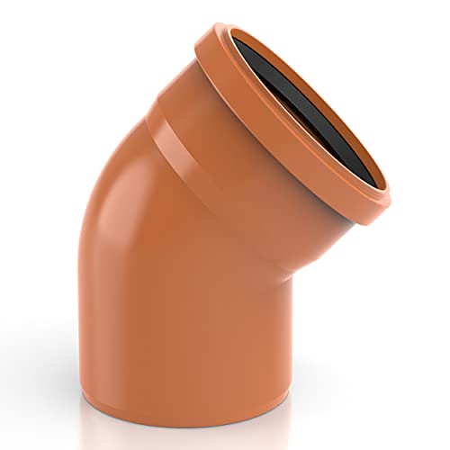 AUPROTEC KG Rohr Bogen DN160 Kanalrohr Abwasserrohr Rohrbogen 45° 1 Stück AUPROTEC KG Rohr Bogen DN160 Kanalrohr Abwasserrohr Rohrbogen 45° 1 Stück von AUPROTEC