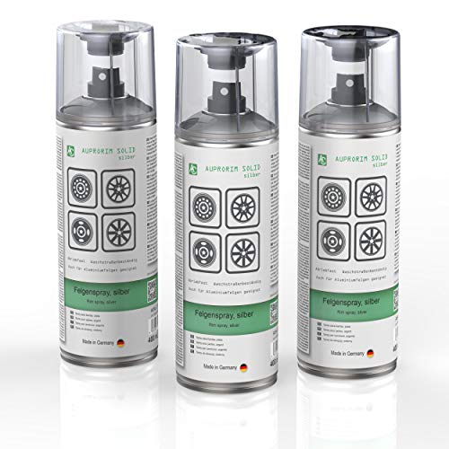 AUPROTEC Lackspray AUPRORIM SOLID Felgensilber Sprühlack Felgenspray Auto Lack Spray Silber 3x 400ml AUPROTEC Lackspray AUPRORIM SOLID Felgensilber Sprühlack Felgenspray Auto Lack Spray Silber 3x 400ml von AUPROTEC