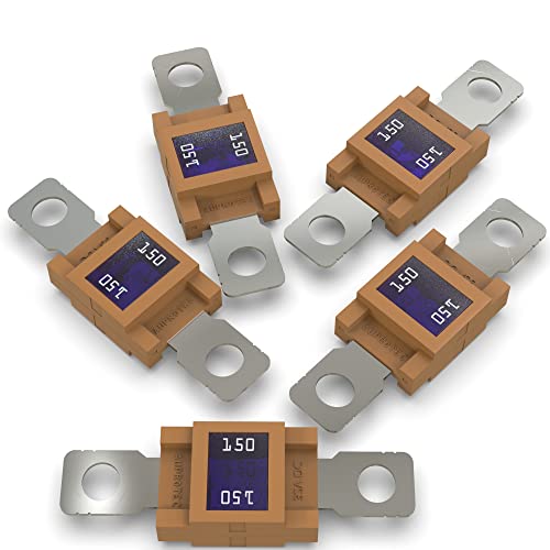 AUPROTEC Mega Hochstromsicherung Schraubsicherung 80A - 500A Auswahl: 150A Ampere rot, 5 Stück AUPROTEC Mega Hochstromsicherung Schraubsicherung 80A - 500A Auswahl: 150A Ampere rot, 5 Stück von AUPROTEC