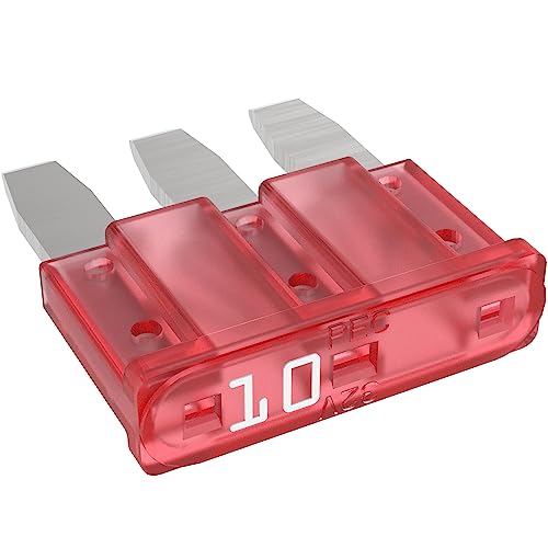 AUPROTEC Micro 3 Kfz Sicherungen Flachstecksicherungen MikrOTO III 5A - 15A Auswahl: 10A Ampere rot, 50 Stück AUPROTEC Micro 3 Kfz Sicherungen Flachstecksicherungen MikrOTO III 5A - 15A Auswahl: 10A Ampere rot, 50 Stück von AUPROTEC