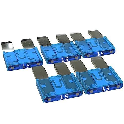 AUPROTEC Mini Flachstecksicherung 2A - 30A Stecksicherung Schmelzsicherung Auswahl: 15A Ampere türkis, 5 Stück AUPROTEC Mini Flachstecksicherung 2A - 30A Stecksicherung Schmelzsicherung Auswahl: 15A Ampere türkis, 5 Stück von AUPROTEC