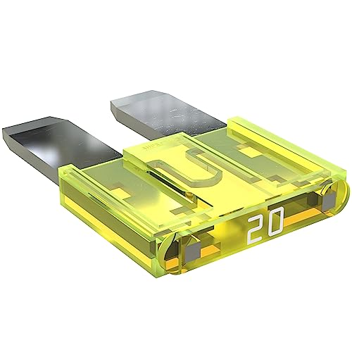 AUPROTEC Mini Flachstecksicherung 2A - 30A Stecksicherung Schmelzsicherung Auswahl: 20A Ampere gelb, 25 Stück AUPROTEC Mini Flachstecksicherung 2A - 30A Stecksicherung Schmelzsicherung Auswahl: 20A Ampere gelb, 25 Stück von AUPROTEC