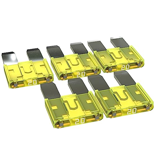 AUPROTEC Mini Flachstecksicherung 2A - 30A Stecksicherung Schmelzsicherung Auswahl: 20A Ampere gelb, 5 Stück AUPROTEC Mini Flachstecksicherung 2A - 30A Stecksicherung Schmelzsicherung Auswahl: 20A Ampere gelb, 5 Stück von AUPROTEC