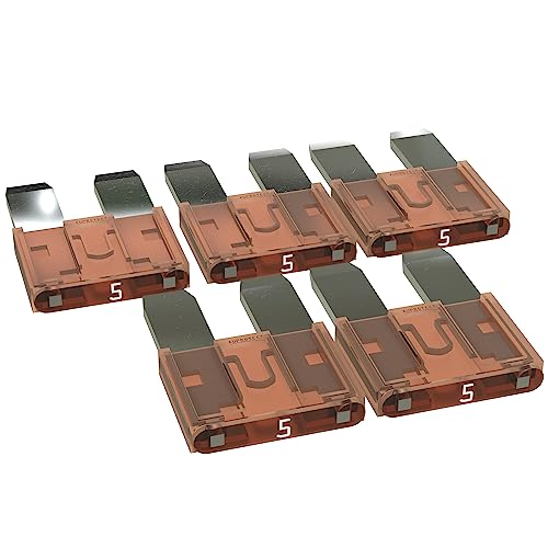 AUPROTEC Mini Flachstecksicherung 2A - 30A Stecksicherung Schmelzsicherung Auswahl: 5A Ampere braun, 5 Stück AUPROTEC Mini Flachstecksicherung 2A - 30A Stecksicherung Schmelzsicherung Auswahl: 5A Ampere braun, 5 Stück von AUPROTEC