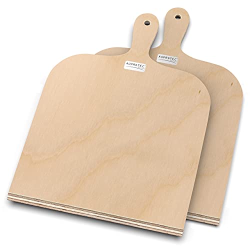 AUPROTEC Pizzaschaufel Holz Pizzaschieber Pizzabrett Birke geschliffen Modell Yves: 2er Set, Größe M 26 x 26 cm AUPROTEC Pizzaschaufel Holz Pizzaschieber Pizzabrett Birke geschliffen Modell Yves: 2er Set, Größe M 26 x 26 cm von AUPROTEC