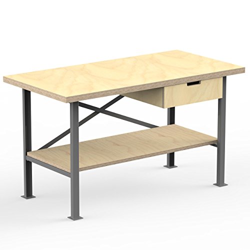 AUPROTEC Profi-Werkbank 1250 x 700 x 850 mm Arbeitsplatte Multiplex 40mm mit 1 Schublade und Ablage Holz Werkbankplatte Massiv Multiplexplatte - Industriequalitäts-Werktisch AUPROTEC Profi-Werkbank 1250 x 700 x 850 mm Arbeitsplatte Multiplex 40mm mit 1 Schublade und Ablage Holz Werkbankplatte Massiv Multiplexplatte - Industriequalitäts-Werktisch von AUPROTEC