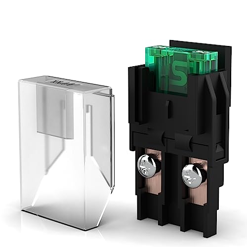 AUPROTEC Sicherungshalter für Maxi Sicherungen bis 100A mit Schutzabdeckung inkl. Maxi Sicherung 30 A grün AUPROTEC Sicherungshalter für Maxi Sicherungen bis 100A mit Schutzabdeckung inkl. Maxi Sicherung 30 A grün von AUPROTEC