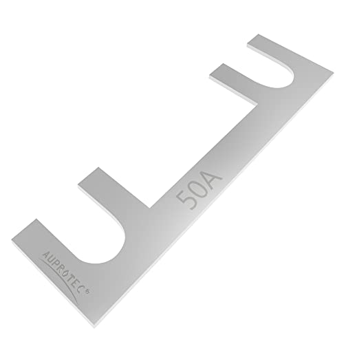 AUPROTEC Sicherungsstreifen Blattsicherung - Blechsicherung 30A - 150A Auswahl: 50A Ampere, 3 Stück AUPROTEC Sicherungsstreifen Blattsicherung - Blechsicherung 30A - 150A Auswahl: 50A Ampere, 3 Stück von AUPROTEC