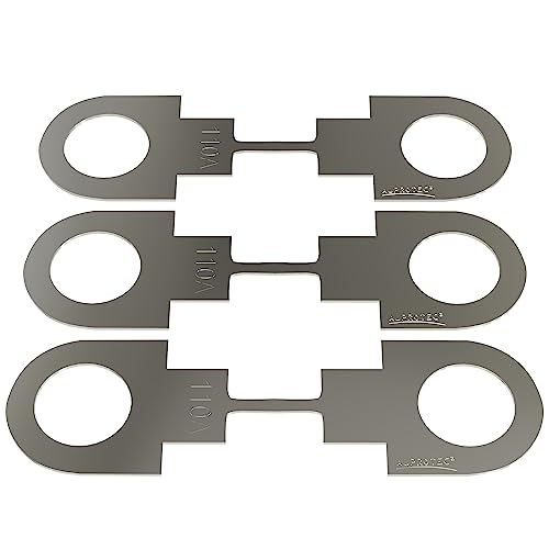 AUPROTEC Streifensicherung HSB Blattsicherung 30A - 175A Auswahl: 110A Ampere, 3 Stück von AUPROTEC