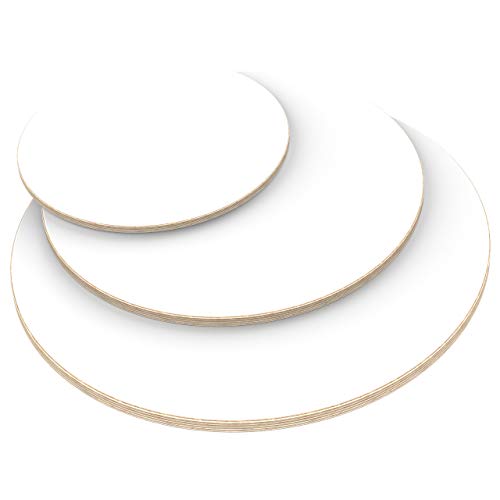 AUPROTEC Tischplatte 18mm rund Ø 800 mm weiß Multiplexplatte melaminbeschichtet von 20cm-148cm auswählbar runde Sperrholz-Platten Birke Massiv Multiplex Holz Industriequalität AUPROTEC Tischplatte 18mm rund Ø 800 mm weiß Multiplexplatte melaminbeschichtet von 20cm-148cm auswählbar runde Sperrholz-Platten Birke Massiv Multiplex Holz Industriequalität von AUPROTEC