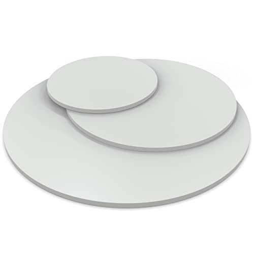 AUPROTEC Tischplatte 19mm rund Ø 1000 mm grau Holzplatte melaminharzbeschichtet Spanplatte mit Umleimer ABS Kante Auswahl: 100 cm AUPROTEC Tischplatte 19mm rund Ø 1000 mm grau Holzplatte melaminharzbeschichtet Spanplatte mit Umleimer ABS Kante Auswahl: 100 cm von AUPROTEC