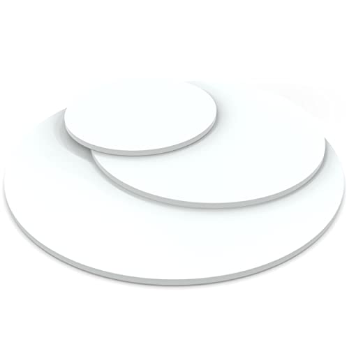 AUPROTEC Tischplatte 28mm rund Ø 800 mm weiß Holzplatte melaminharzbeschichtet Spanplatte mit Umleimer ABS Kante Auswahl: 80 cm AUPROTEC Tischplatte 28mm rund Ø 800 mm weiß Holzplatte melaminharzbeschichtet Spanplatte mit Umleimer ABS Kante Auswahl: 80 cm von AUPROTEC