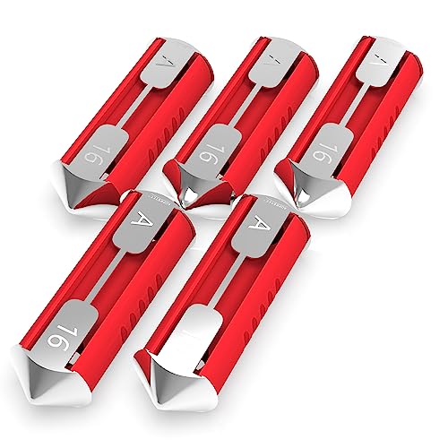 AUPROTEC Torpedo Sicherung Schmelzsicherung 5A - 40A Auswahl: 16A Ampere rot, 5 Stück von AUPROTEC
