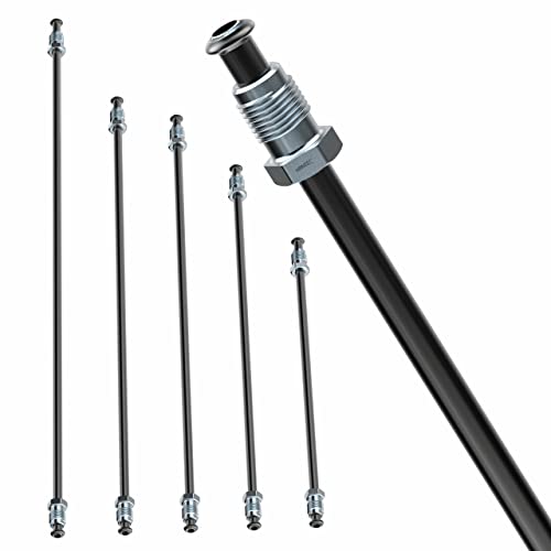 AUPROTEC Bremsleitung Ø 4,75 mm einbaufertig gebördelt (F) mit Nippel 200mm - 3050mm Auswahl: (Länge 200 mm Bördel F Standard) von AUPROTEC