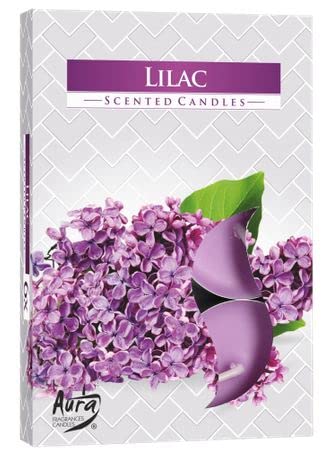 Duftkerzen – Lilac Blumen Fantasy 6 Stück von AURA