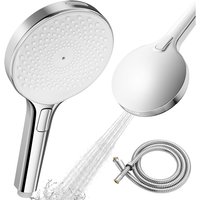 Auralum Max - abs Runder 4-in-1-Duschkopf mit Edelstahl-Schlauch, 4 Strahlarten Handbrause Brauseköpfe – Innovatives Duscherlebnis von AURALUM MAX