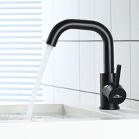 Auralum - Bad Wasserhahn Einhandmischer 360° Drehbar Waschtischarmatur Mischbatterie Amaturen Waschbecken Bad Waschtisch Armatur für Badezimmer von AURALUM