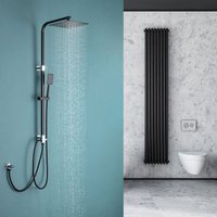 Auralum - Duschsystem Duschset Moderde Design Duscharmatur Duschsystem mit Regendusche und Duschkopf Handbrause für Badezimmer Kupfer Dusche, ohne von AURALUM