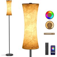 Stehlampe, 12W LED Stehleuchte RGB Farbwechsel Smart mit Fernbedienung Modern runde Leselampe Standleuchte mit 4 Farbtemperaturen 2500-7000K Stehlampe, 12W LED Stehleuchte RGB Farbwechsel Smart mit Fernbedienung Modern runde Leselampe Standleuchte mit 4 Farbtemperaturen 2500-7000K von AURALUM