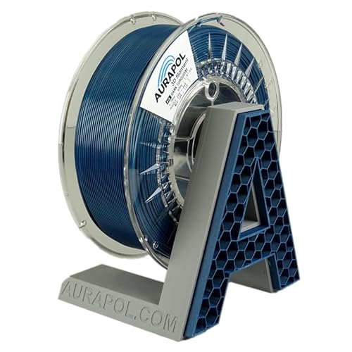 AURAPOL ASA Filament 1.75 mm, 850 g 3D Drucker Filament mit Präzision 1,75 mm +/- 0,02 mm, Premium 3D Filament kompatibel mit den meisten FDM(FFF)-3D-Druckern und 3D-Stiften, Dark Turquoise von AURAPOL