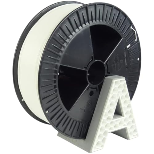AURAPOL Filament 1.75 PLA, 1 kg 3D Drucker Filament, PLA Filament mit Präzision 1,75 mm +/- 0,02 mm, Premium 3D Filament kompatibel mit den meisten FDM(FFF)-3D-Druckern und 3D-Stiften, Weiß von AURAPOL