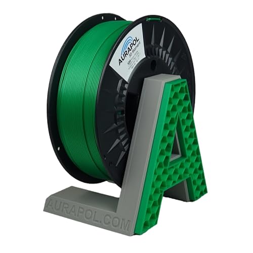 AURAPOL PLA 3D Filament 1.75, PLA 1kg, Filament-3d-druckmaterialien, Perlgrün, 3D Drucker Filament, Präzision 1,75 mm +/- 0,02 mm, ERSCHWINGLICHE QUALITÄT von AURAPOL