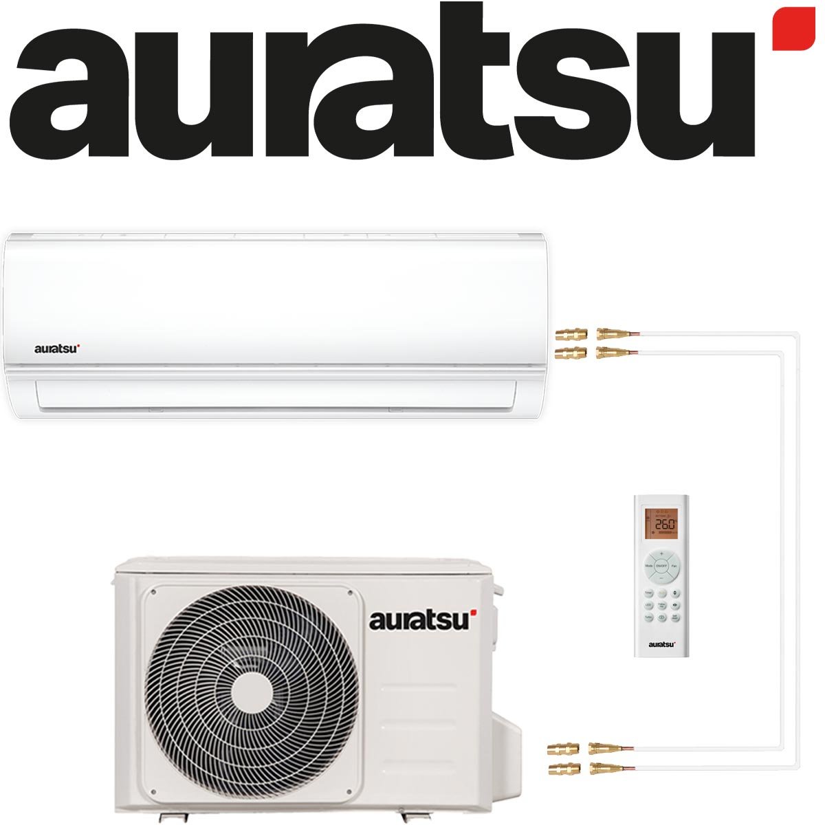 AURATSU Klimaanlage AWX-09 Set 2,6 kW mit Quick Connect"" von AURATSU