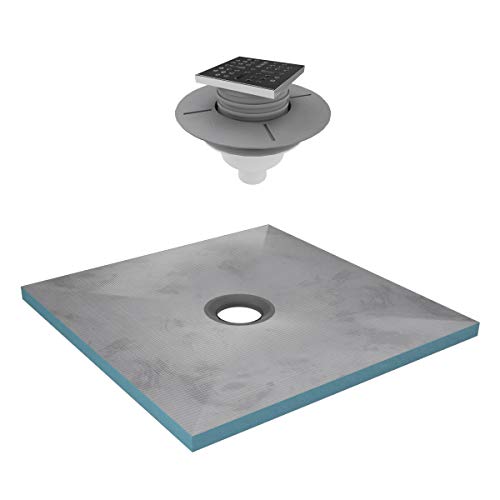 Aurland PACR002 Duschwanne, Grau von AURLANE