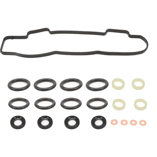 AUROLYNNE Diesel Einspritzdüsen O Ringe Kit Einspritzdichtung Dichtungen Dichtungssatz Berlingo Partner C4 Jumpy 308 5008 206 Unterlegscheiben Ohne Leckage Kraftstoff Automobilzubehör von AUROLYNNE