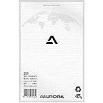 AURORA Notizbuch Spezial Blanko Gebunden Papier Weiß Nicht perforiert 400 Seiten von AURORA