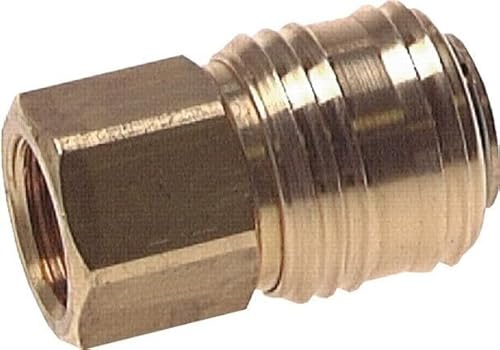 Druckluftkupplung Kupplungsstecker Schnellkupplung NW7,2 Stecknippel AG und IG (Kupplungsdosen mit Innengewinde, NW 7,2 G 1/2") von AURUM
