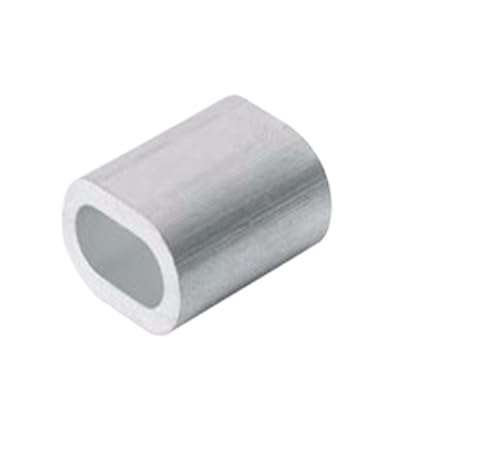 Aluminiumhülse Drahtseil mit Aluminiumgehäuse(Oval Ferrules,M1-200pcs) von AURVIX