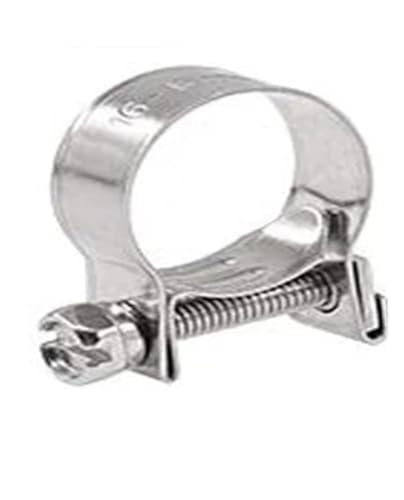 Edelstahl-Sattelklemme 110 Stück 7–17 mm Klemme Wasserrohr Clip Dichtung von AURVIX