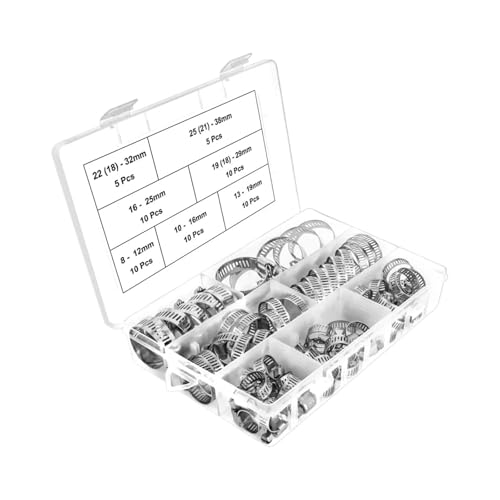 Edelstahl-Sattelklemme 20 stücke/60 stücke Schlauch ClampStainless Stahl Schlauch Klemmen(20pcs 18-32mm) von AURVIX