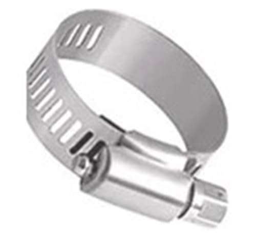 Edelstahl-Sattelklemme 80 stücke Schlauch Clips Rohr Klemmen 6mm-51mm Edelstahl Hoop von AURVIX