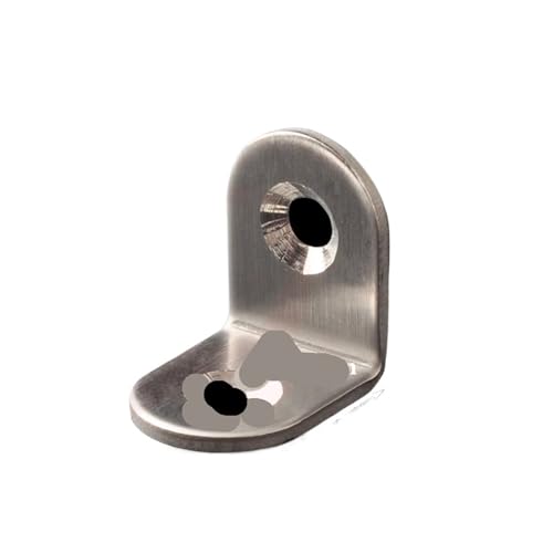 L-förmige Edelstahl-Eckhalterung 10 STÜCKE Edelstahl Winkel Eckklammern Befestigungselemente Protector Sieben Größe Ecke Stehen Unterstützung Möbel Hardware(20x20x16mm) von AURVIX