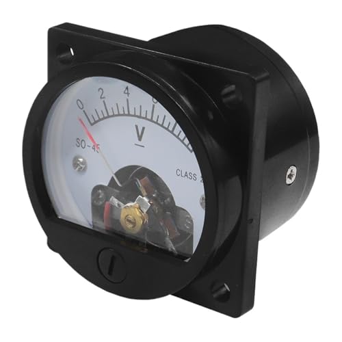 Quadratisches 45 * 45mm DC 10V 15V 20V 25V 30V 50V 100V SO45 Zeigertyp Spannungs-Analogmeter(50V) von AURVIX