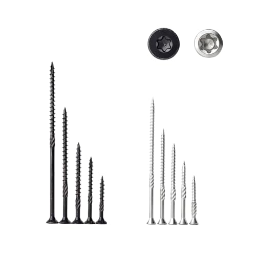 Selbstschneidende Schraube 20 Stück Terrassenschrauben aus Edelstahl(Stainless 38mm 20ps) von AURVIX