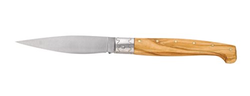 AUSONIA - 23181 TASCHENMESSER MODELL PATTADA MIT EDELSTAHLKLINGE, RING UND BÜGEL AUS EDELSTAHL UND GRIFF AUS OLIVENHOLZ 23 CM AUSONIA - 23181 TASCHENMESSER MODELL PATTADA MIT EDELSTAHLKLINGE, RING UND BÜGEL AUS EDELSTAHL UND GRIFF AUS OLIVENHOLZ 23 CM von AUSONIA