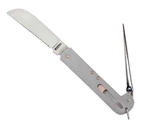 AUSONIA - 26078 SEEMANNSMESSER MIT EDELSTAHLKLINGE UND SCHLAUFE 19,5 CM von AUSONIA