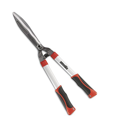 AUSONIA - 31217 PROFI HECKENSCHERE MANUELLE 61 CM MIT GEWELLTEN KLINGEN AUS GESCHMIEDETEM STAHL, OVALER GRIFF AUS VERSTÄRKTEM ALUMINIUM von AUSONIA